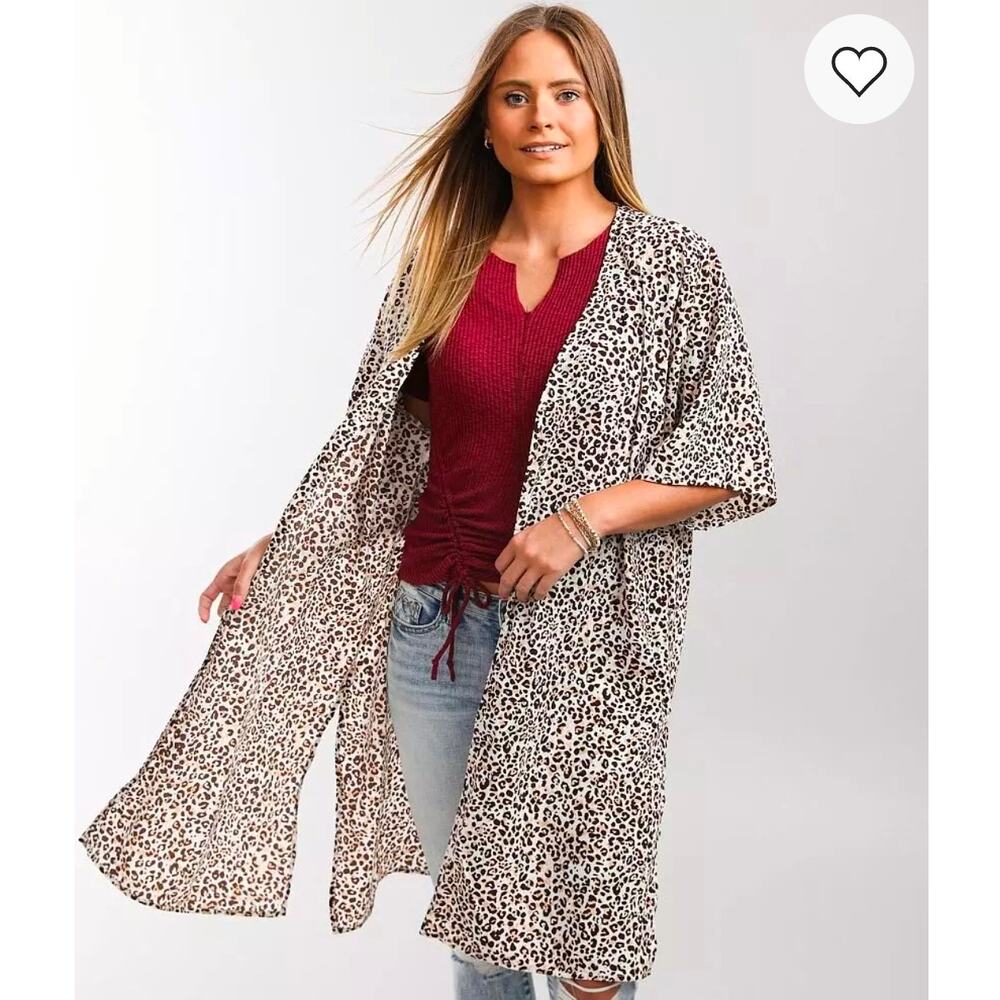 Daytrip Animal Print Kimono Medium - Picture 8 of 8